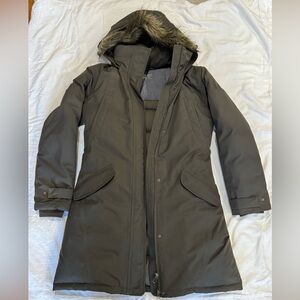 Mountain Equipment Co-op (MEC) Guides Down Jacket, Khaki, EUC, Sz Medium